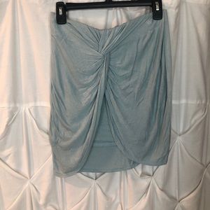 Blue mini skirt - Papaya